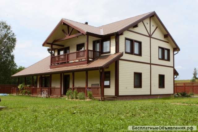 Каркасное круглогодичное строительство любой сложности