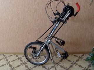 Классную вело приставку к инвалидной коляске "Stricker Handbiker"