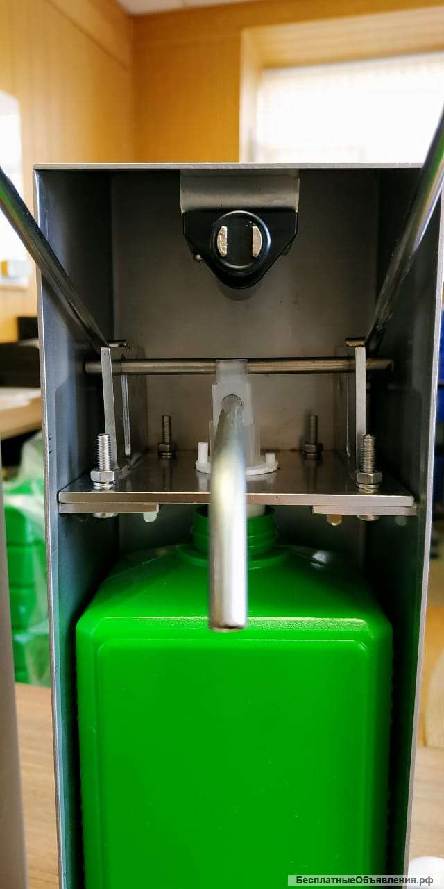 Дозатор настенный локтевой для жидкого мыла и антисептика ASP-LD-01