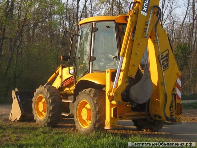 Работа на экскаваторе - погрузчике JCB 3 CX