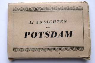 Комплект фотографий «POTSDAM» Германия 40-х годов ХХ века