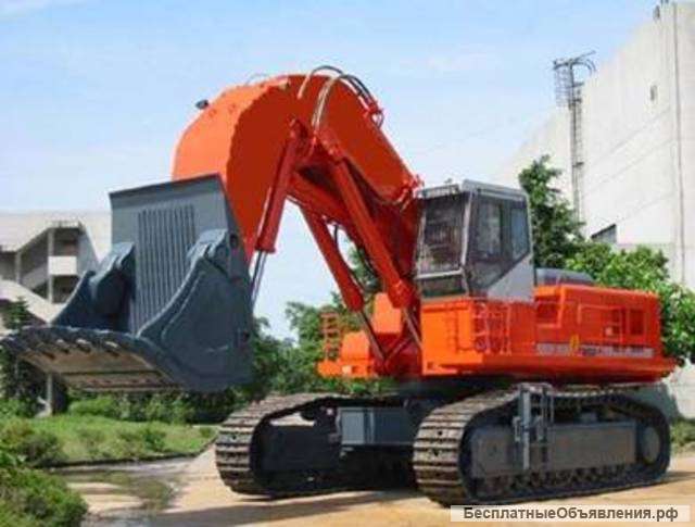Услуги, аренда, заказ гусеничного экскаватора