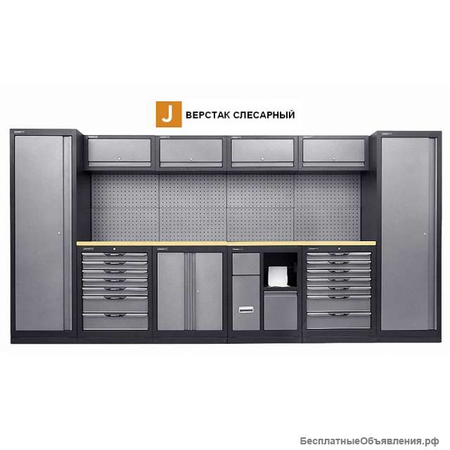 J-TYPE Верстак слесарный, общий размер: 3900*1950*500 мм