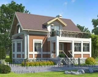 Трёхэтажный дом из кирпича 6 на 9 м