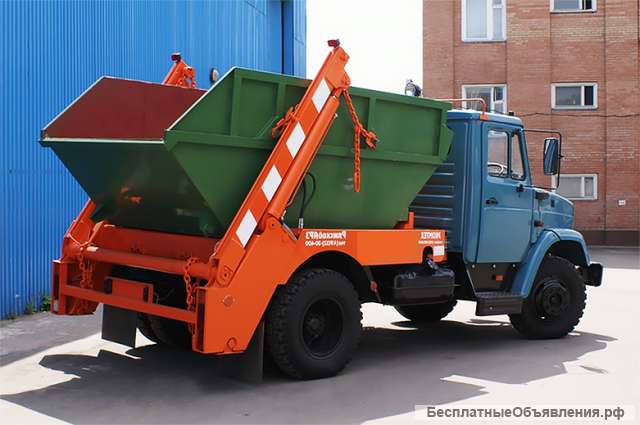 Вывоз мусора контейнером 8 м3 (ЦАО, ЗАО, САО)
