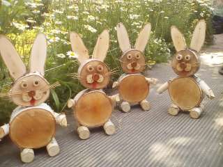 Зайчики из берёзы