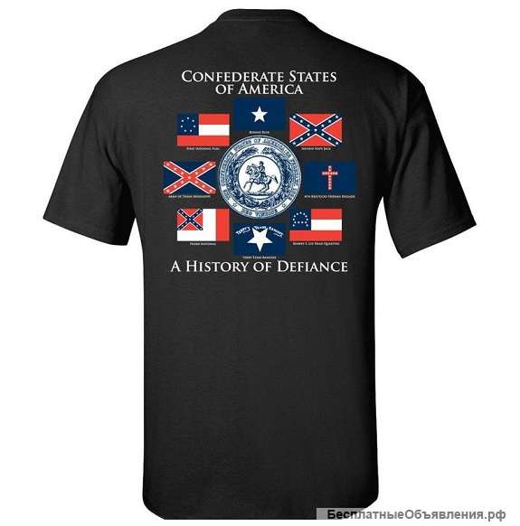 Футболка Confederate States of Amerika Black