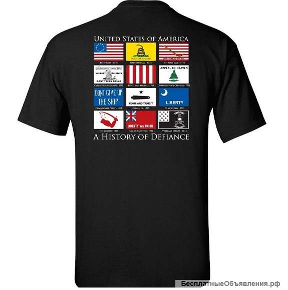 Футболка History of Defiance Black