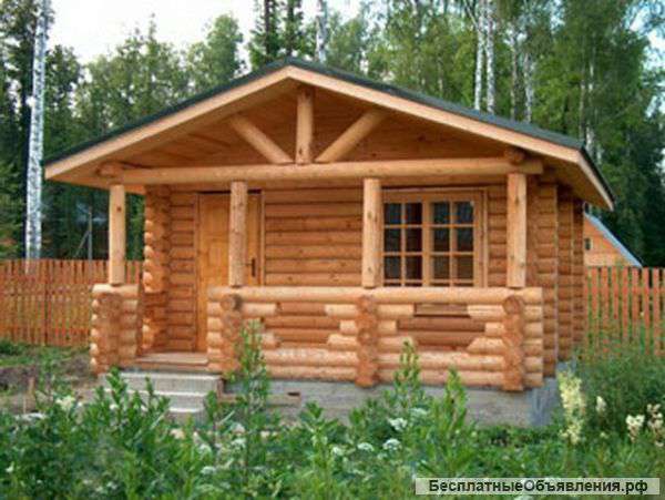 Бани под ключ. Цельный брус. Акция