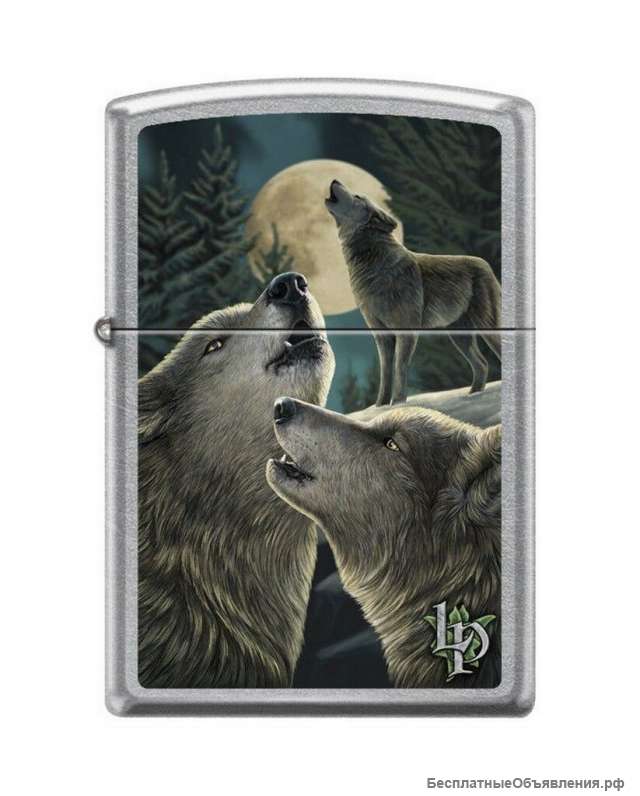 Зажигалка Zippo 9288 Lisa Parker Wolves and Moon