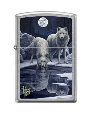 Зажигалка Zippo 9295 Lisa Parker Wolves and Full Moon