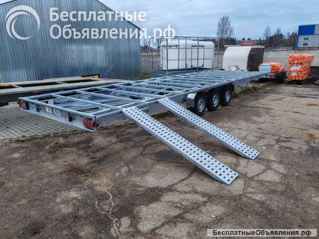 Прицеп-лафета для перевозки грузов автомобиля или другой техники