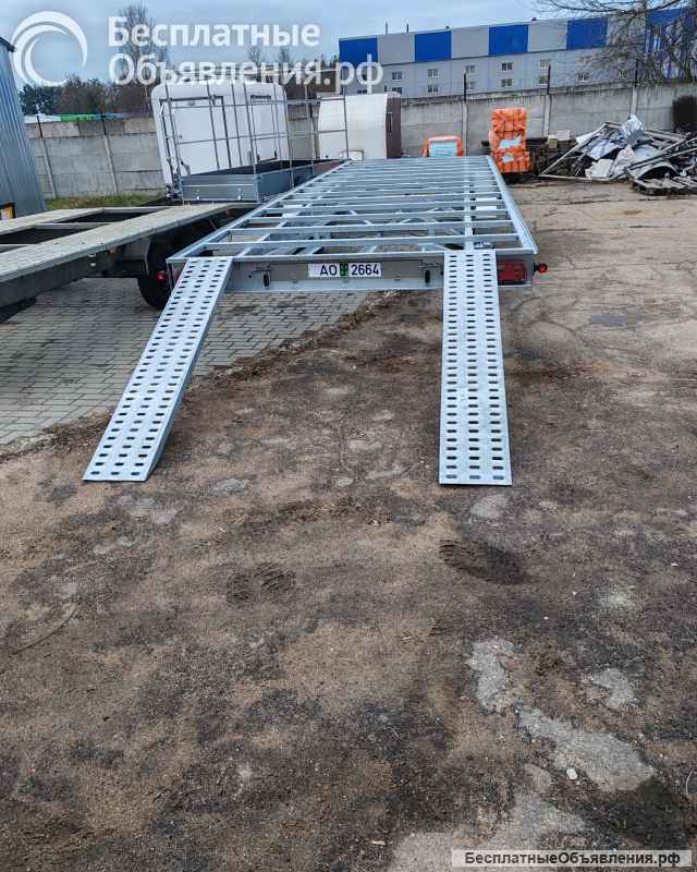 Прицеп-лафета для перевозки грузов автомобиля или другой техники