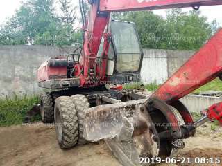 Колесный экскаватор OK MH5, 18 т., 0,8 м3, габарит