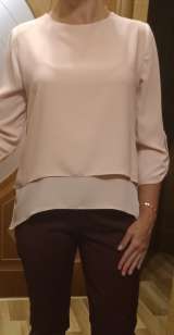 Розовая блуза бренда Roxelan (Турция). премиум класс