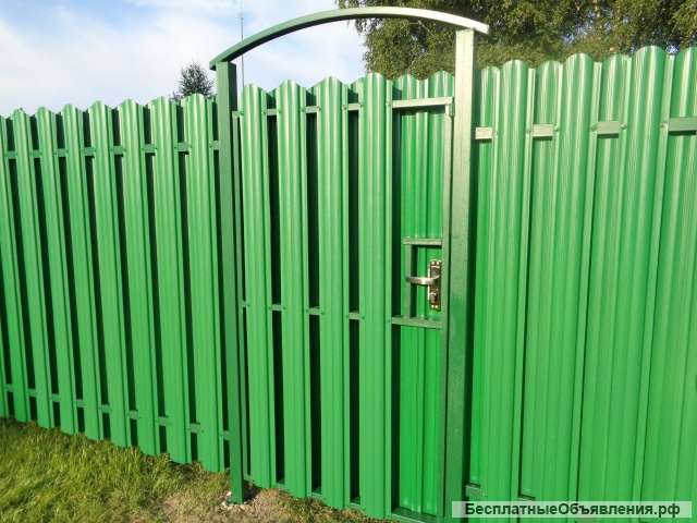 Оперативный монтаж забора из любого материала