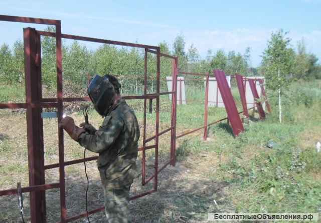 Оперативный монтаж забора из любого материала