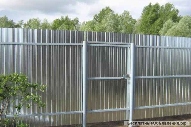 Оперативный монтаж забора из любого материала