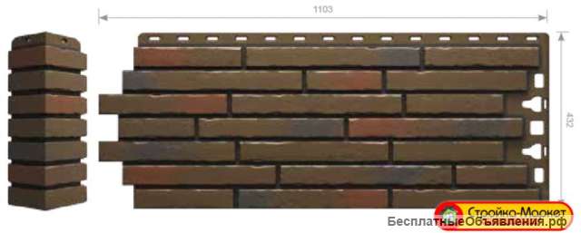 Панель фасадная Клинкер