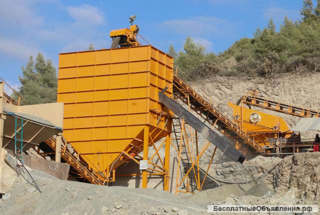 Бункеры / Вибропитатель для песка