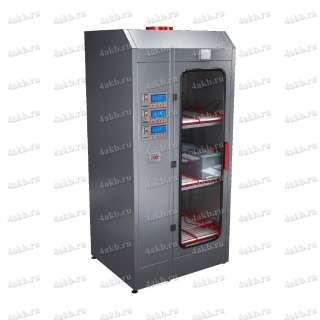 Трехъярусный шкаф для зарядки аккумуляторов с экраном управления