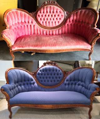 Перетяжка реставрация мягкой мебели в Симферополе