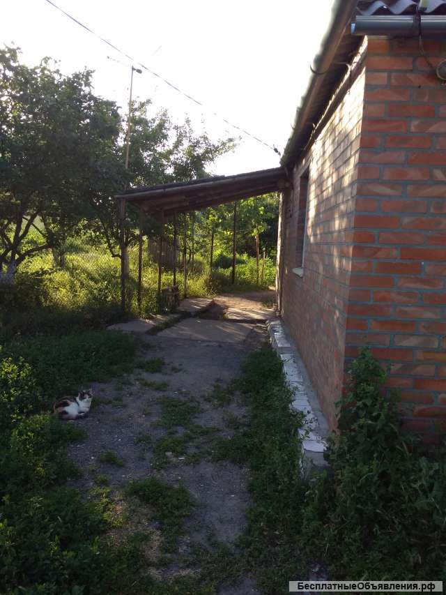 Участок с домиком