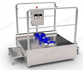 Мойка для обуви проходная ASP-L-09