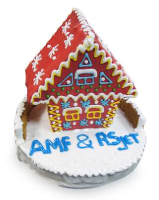 Сладкие бизнес-подарки — пряничные домики с логотипом