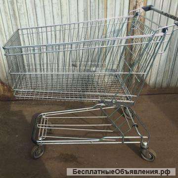 Тележки покупательские бу