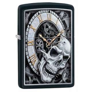 Зажигалка Zippo 29854 Skull and Clock
