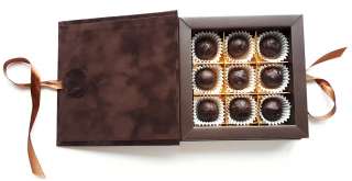Изысканные шоколадные угощения в упаковках различной формы
