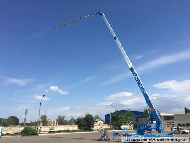 Прицепной самоходный кран Klaas (Германия) с платформой для подьема людей