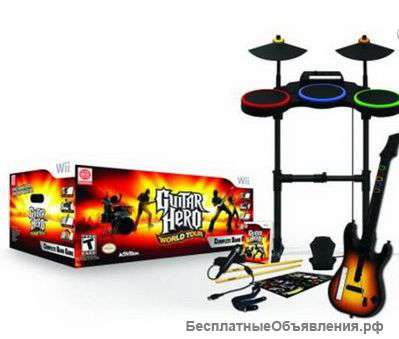 Guitar hero с ударной установкой