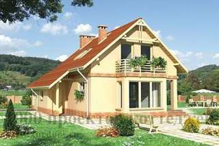 Двухэтажный кирпичный дом с гаражом, площадью до 145 кв. м.