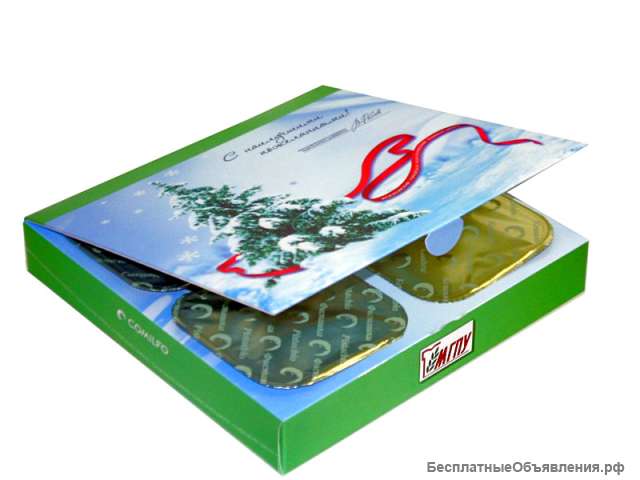 Конфеты «Комильфо» с фирменной символикой вашей компании