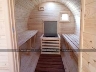 Баня-бочка 3 метра