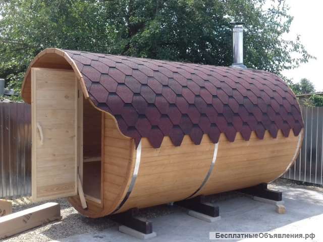 Баня бочка 3,5 метра