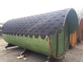 Баня-бочка 4 метра