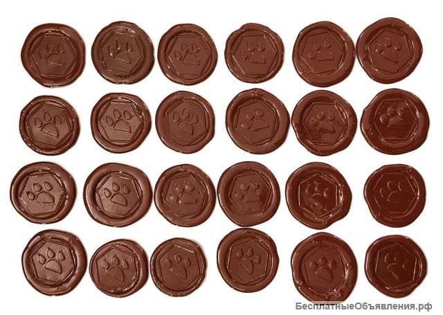 Украшение подарков сургучными печатями