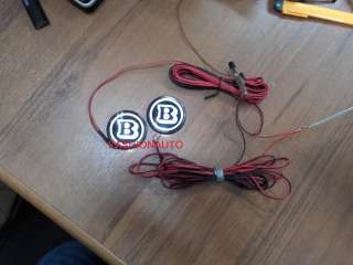 Буквы brabus с подсветкой в юбку mercedes g 463