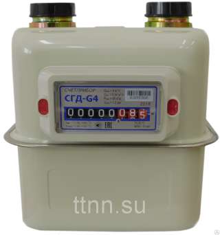 Новый газовый счетчик