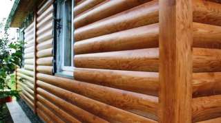 Сайдинг Блок-хаус Золотой дуб