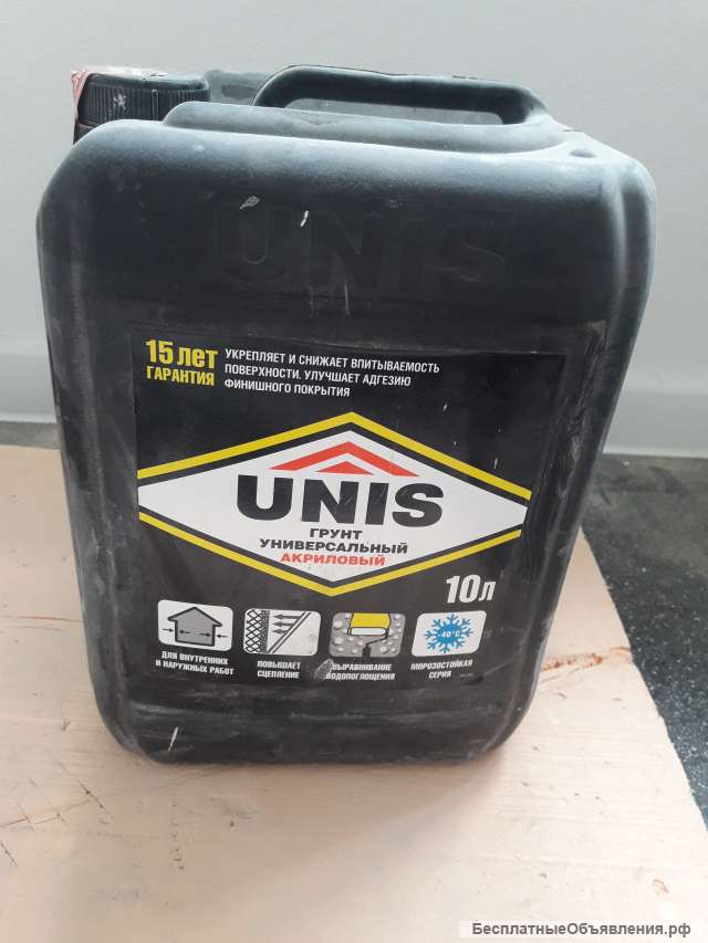 Грунт универсальный акриловый UNIS 10 л