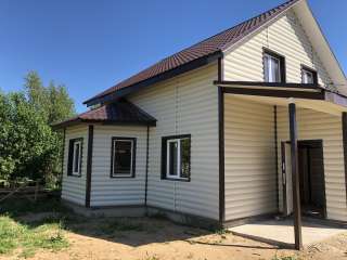 Орехово готовый дом в деревне у реки под ключ с газом недорого с участком