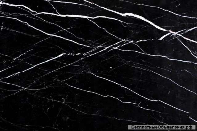 Мрамор BLACK MARQUINA