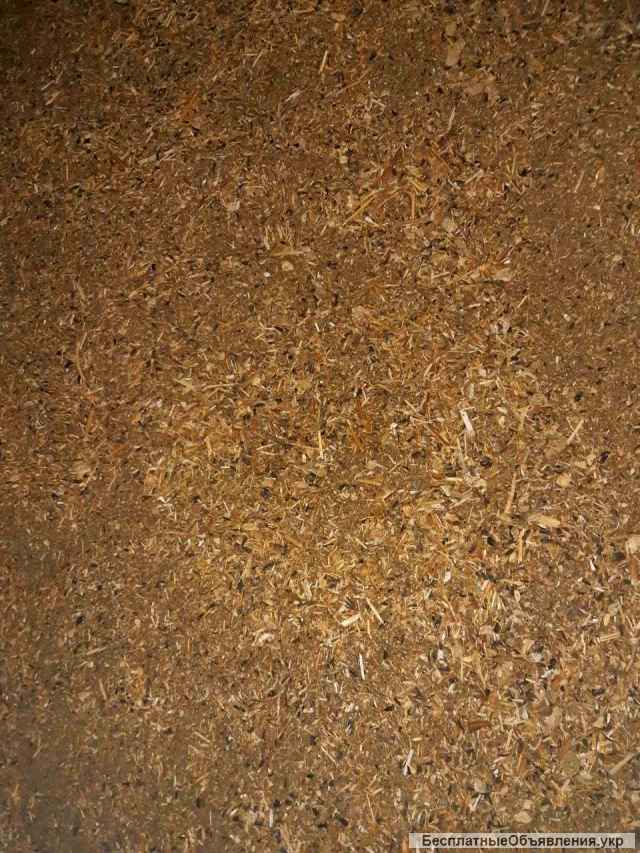 Мертвые отходы подсолнечника