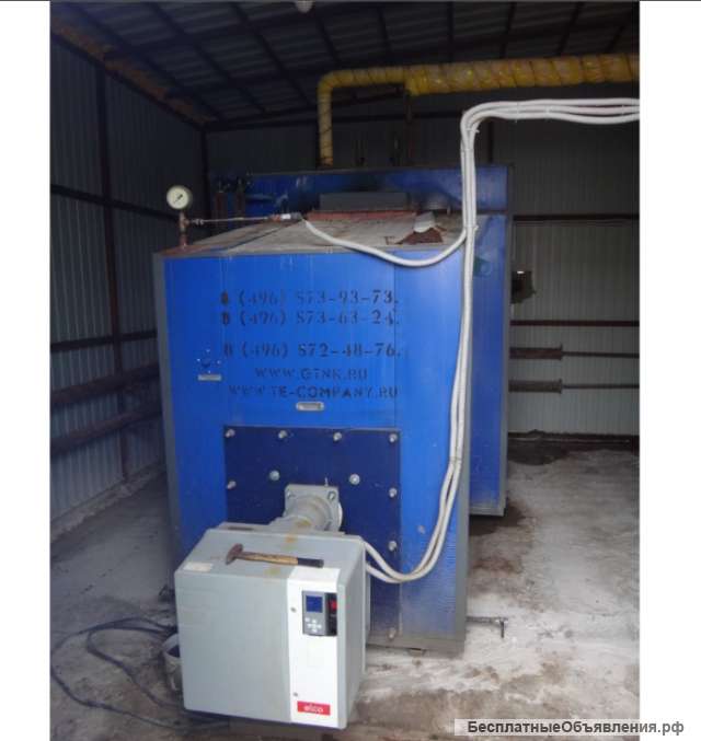 Котел паровой Е-1,0-0,9 газовый