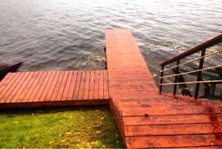 Строительство причалов, террас и пирсов