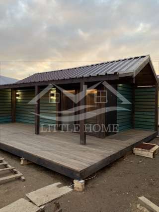 Мобильный дом с верандой 5,5х7,0м